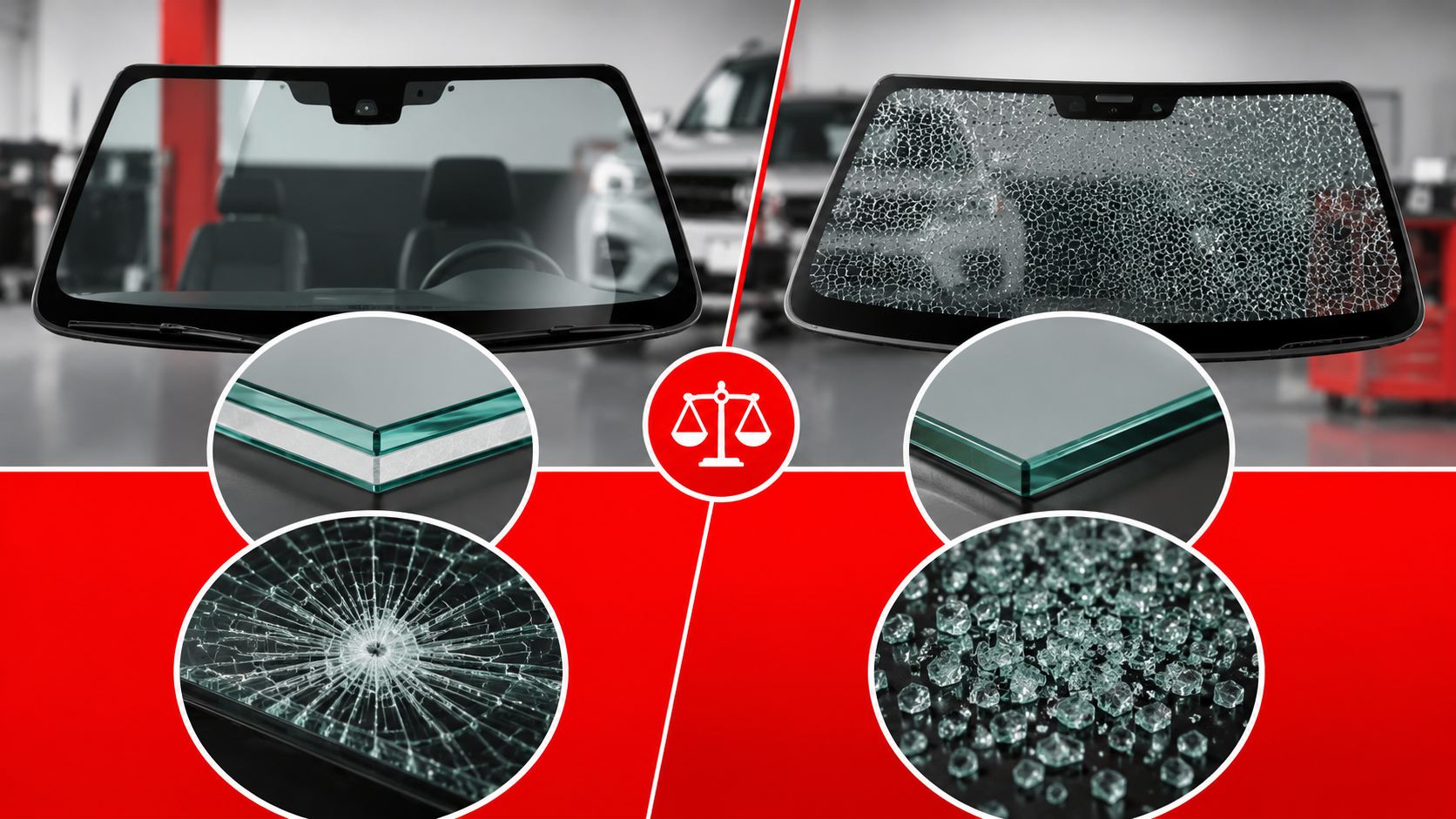 Diferencia entre cristal laminado y templado