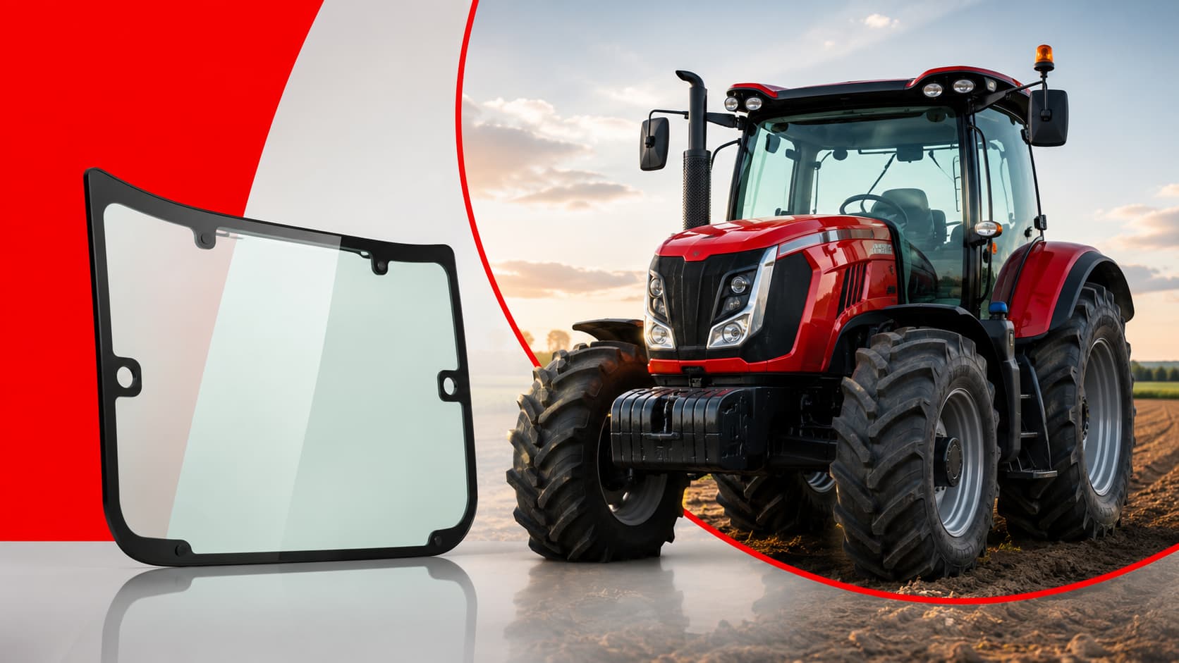 Lunas homologadas para tractor y maquinaria agrícola