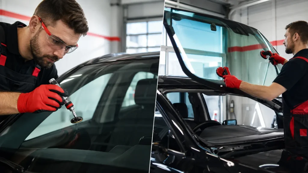 ¿Reparar o cambiar el parabrisas?